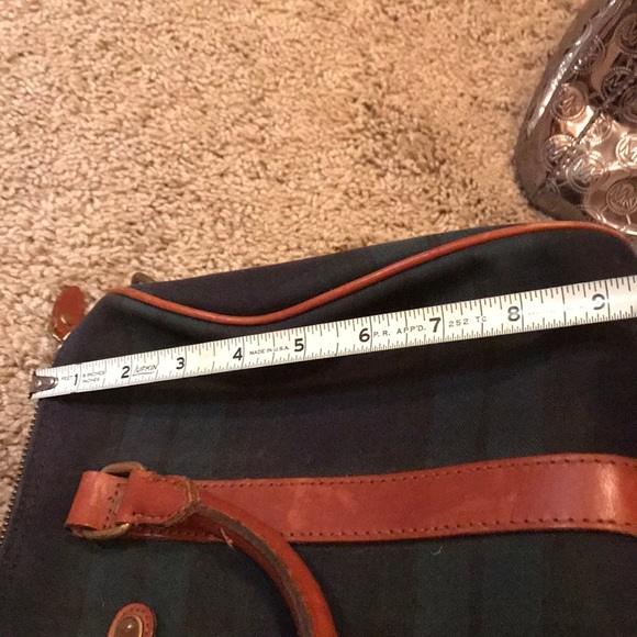 Vintage Ralph Lauren blackwatch plaid doctor bag. - Picture 11 of 11